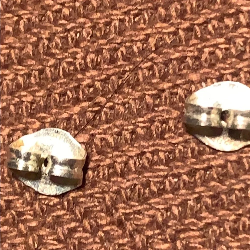 Sterling Silver/Turquoise oval classic earrings - Picture 8 of 12